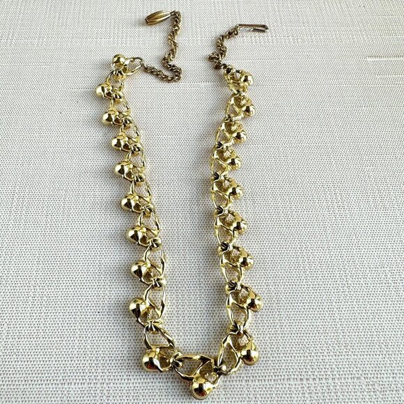 Vintage Aurora Borealis Gold Choker - Picture 7 of 7